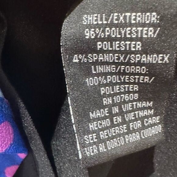 Leslie Fay gorgeous confetti dot abstract print sheath dress size 6 NWT - Picture 9 of 10